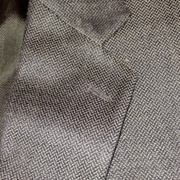 Oak Creek Men's Sport Coat Silk Wool Cashmere Blend 41L Herringbone Pattern - Picture 5 of 11